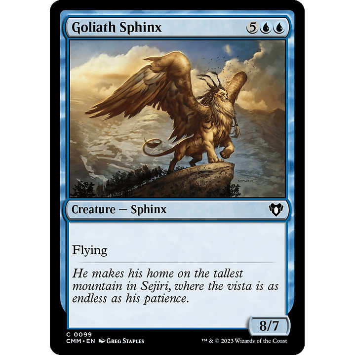 Goliath Sphinx | Inglés | NM | CMM 1