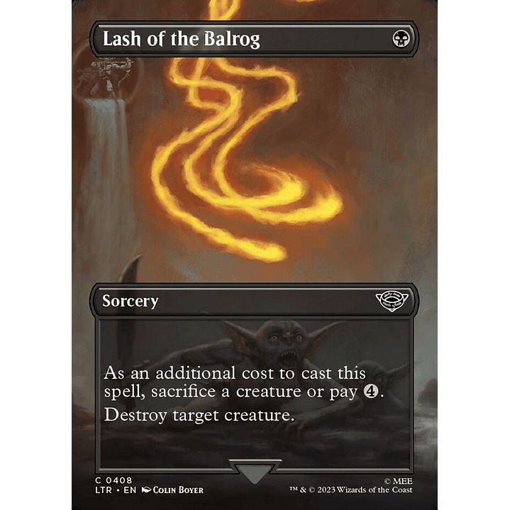 Lash of the Balrog (Borderless) | Español | NM | LTR 1