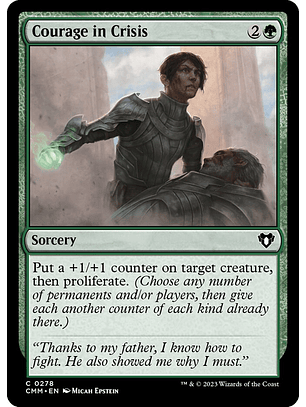 Courage in Crisis | Inglés | NM | CMM
