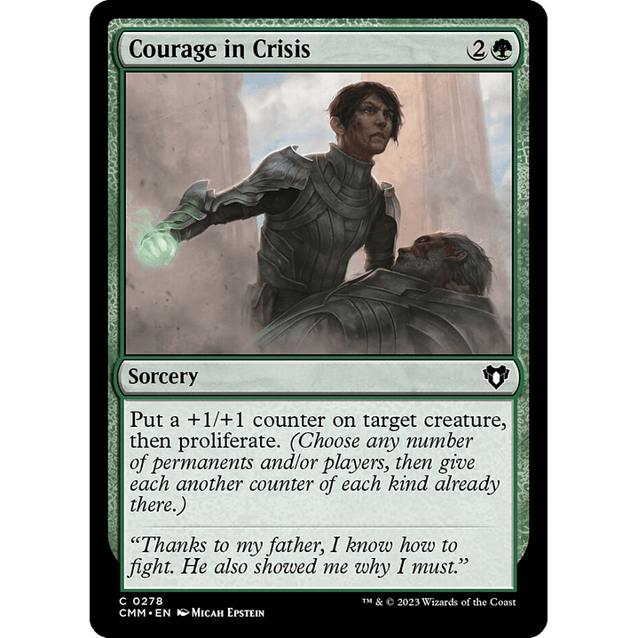 Courage in Crisis | Inglés | NM | CMM 1