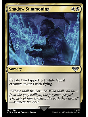Shadow Summoning | Inglés | NM | LTR