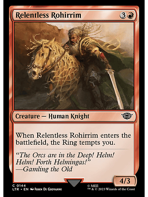 Relentless Rohirrim | Español | NM | LTR