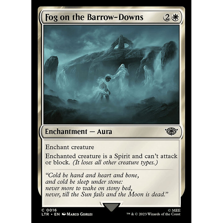 Fog on the Barrow-Downs | Español | NM | LTR 1