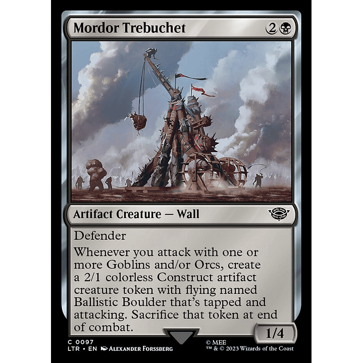 Mordor Trebuchet | Español | NM | LTR 1