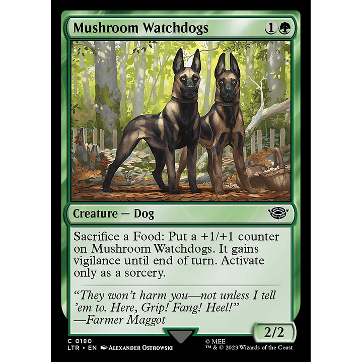 Mushroom Watchdogs | Español | NM | LTR 1