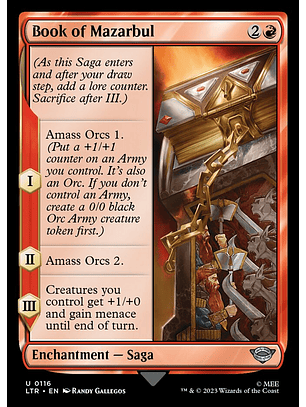 Book of Mazarbul | Inglés | NM | LTR