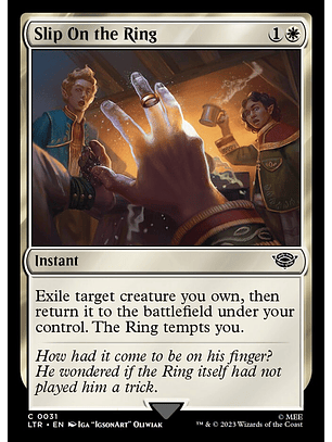 Slip On the Ring | Español | NM | LTR