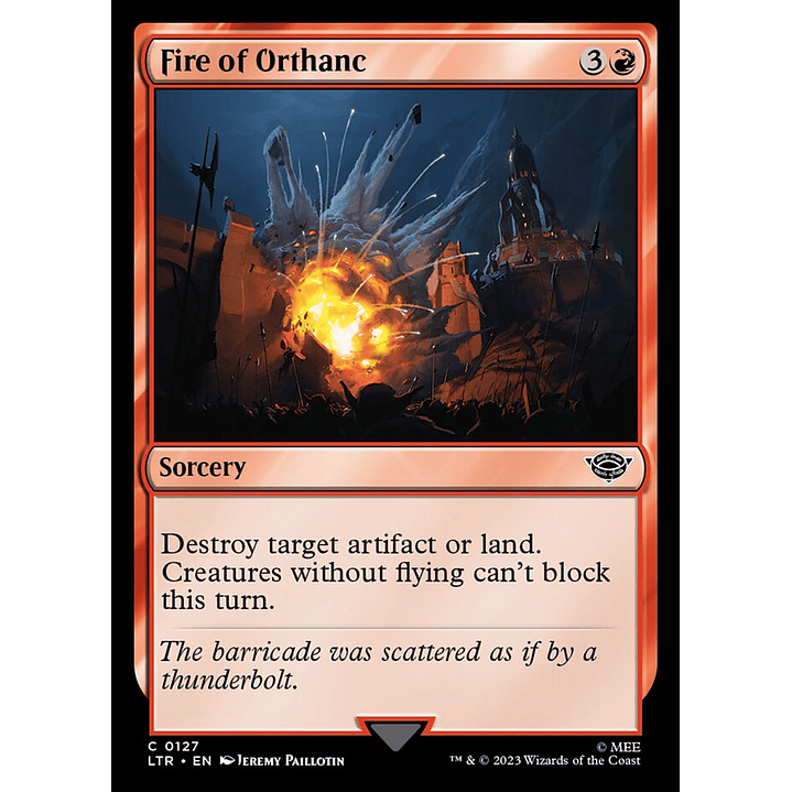 Fire of Orthanc | Inglés | NM | LTR 1