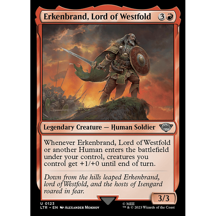 Erkenbrand, Lord of Westfold | Inglés | NM | LTR 1
