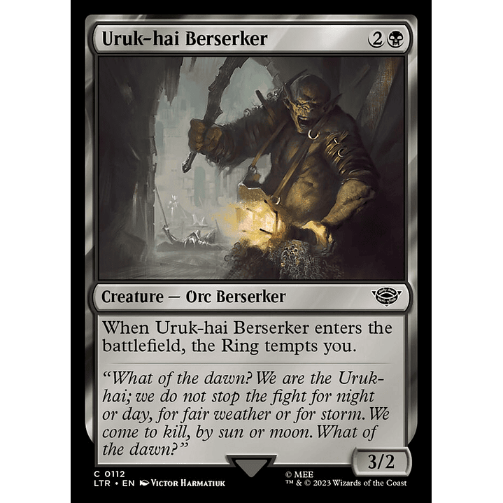 Uruk-hai Berserker | Inglés | NM | LTR 1