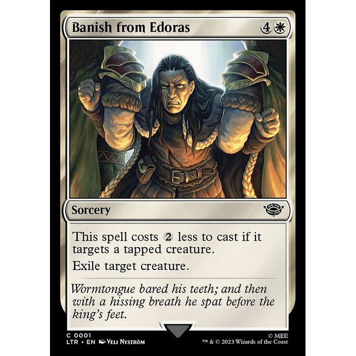 Banish from Edoras | Inglés | NM | LTR 1