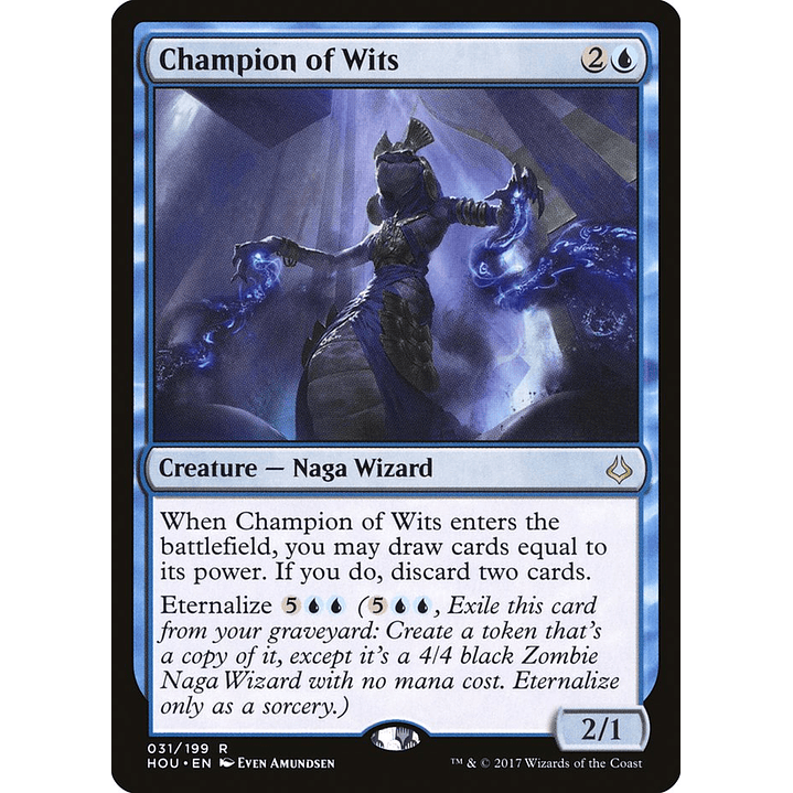 Champion of Wits | Inglés | NM | HOU 1