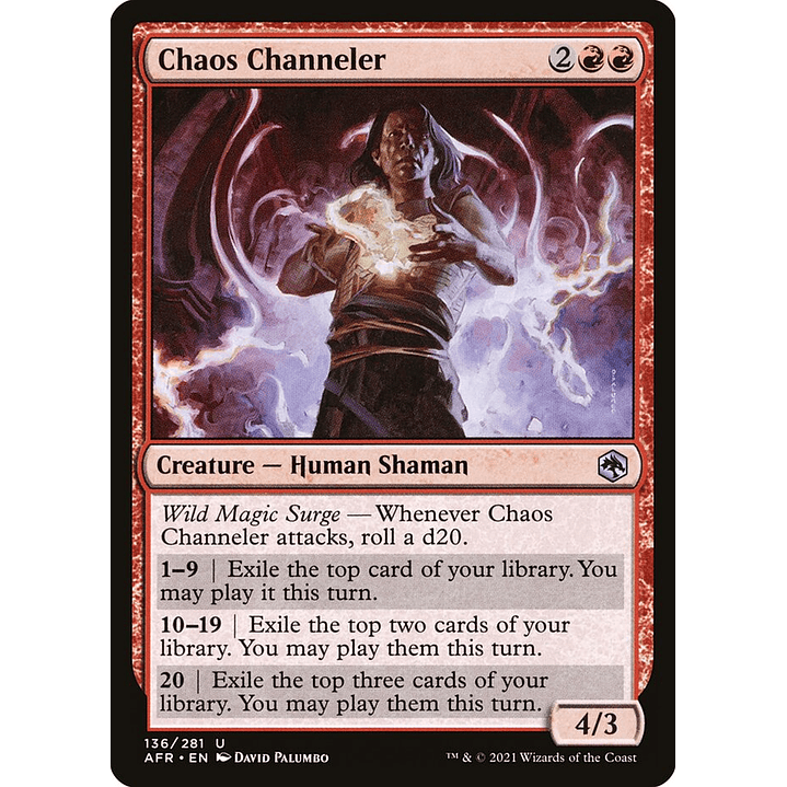 Chaos Channeler | Inglés | NM | AFR 1