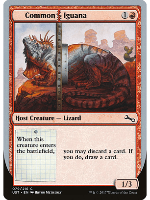 Common Iguana (foil) | Inglés | NM | UST