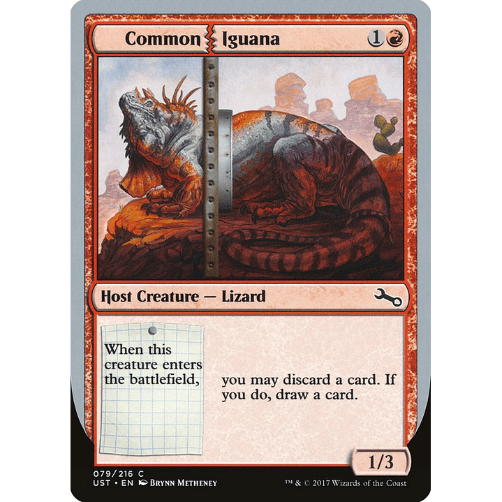 Common Iguana (foil) | Inglés | NM | UST 1