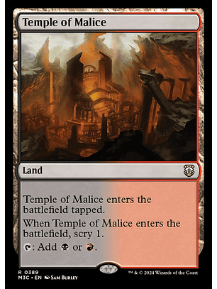 Temple of Malice | Inglés | NM | M3C