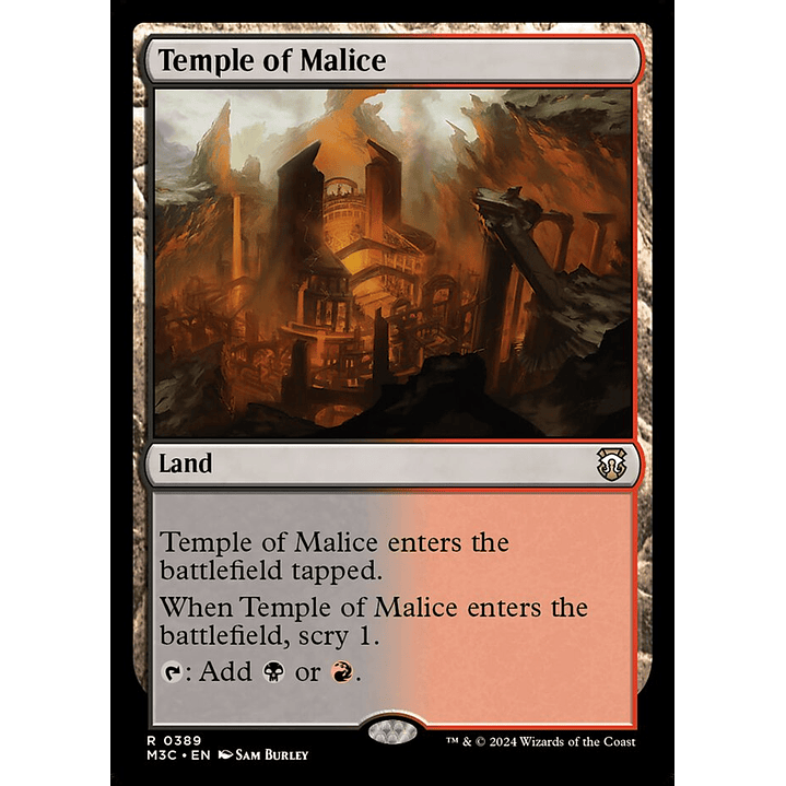Temple of Malice | Inglés | NM | M3C 1