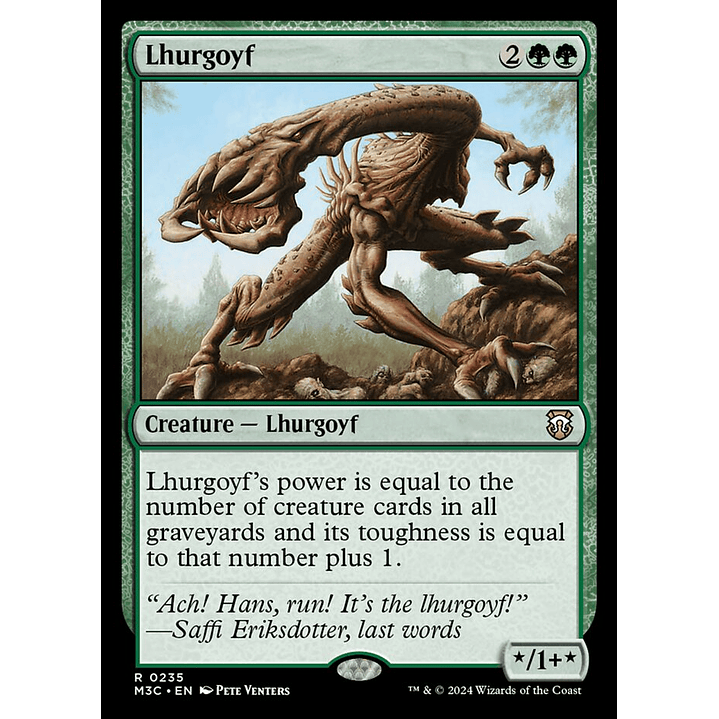 Lhurgoyf | Inglés | NM | M3C 1