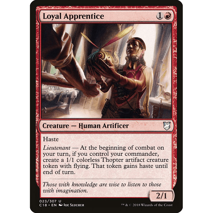 Loyal Apprentice | Inglés | NM | C18 1