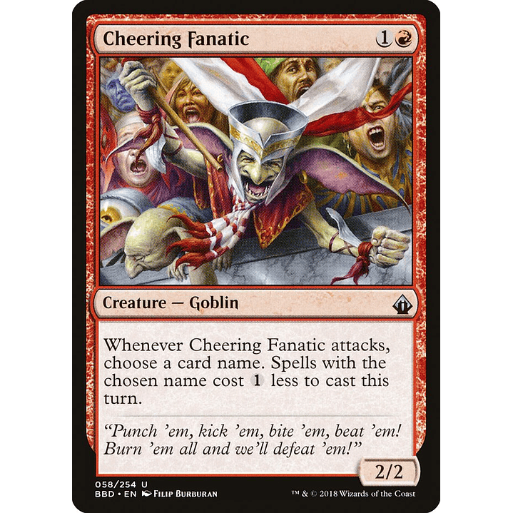 Cheering Fanatic | Inglés | NM | BBD 1