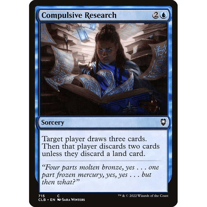 Compulsive Research | Español | NM | CLB 1