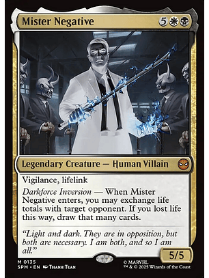 Mister Negative | Inglés | NM | SPM