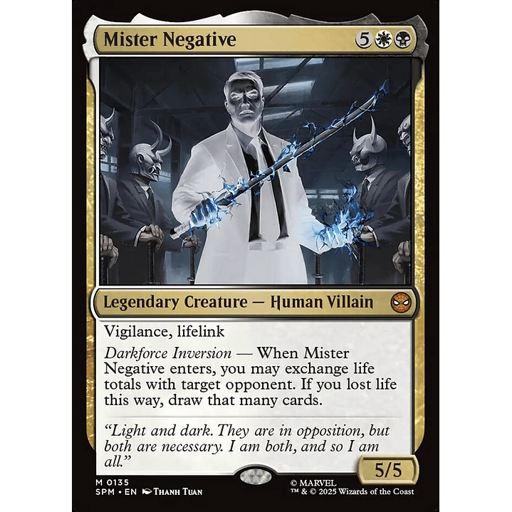 Mister Negative | Inglés | NM | SPM 1