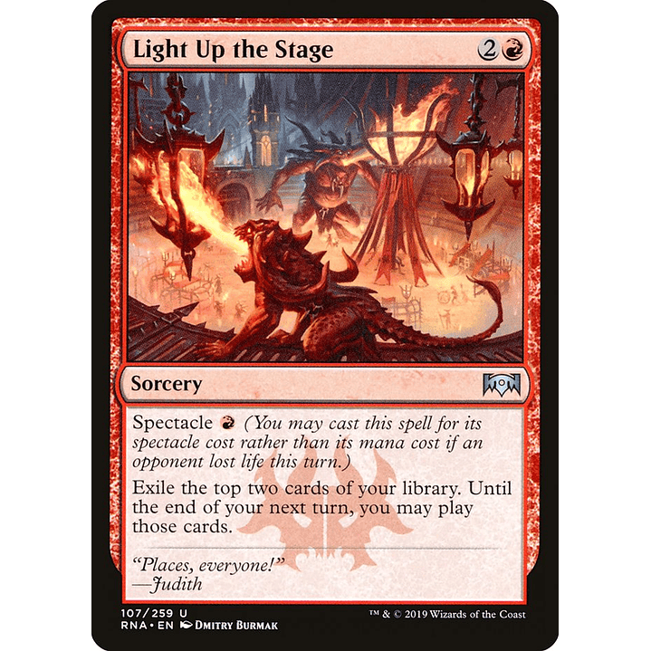 Light Up the Stage | Español | NM | RNA 1