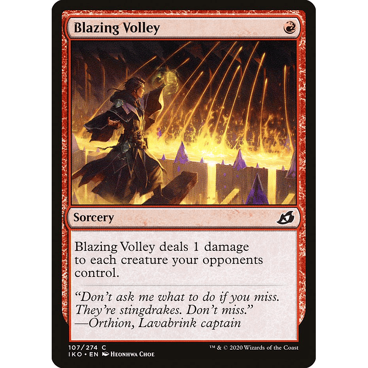 Blazing Volley | Español | NM | IKO 1