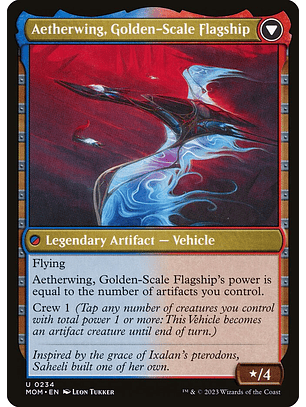 Invasion of Kaladesh // Aetherwing, Golden-Scale Flagship | Español | NM | MOM