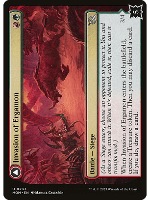 Invasion of Ergamon // Truga Cliffcharger | Inglés | NM | MOM