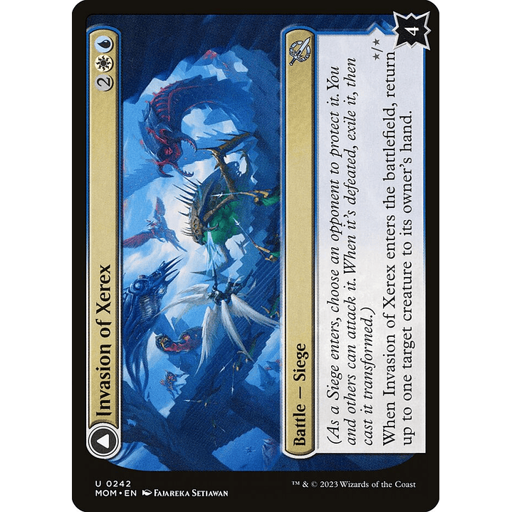 Invasion of Xerex // Vertex Paladin | Inglés | NM | MOM 1