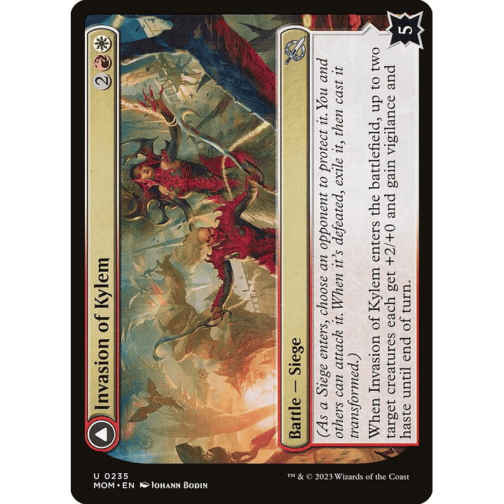 Invasion of Kylem // Valor's Reach Tag Team (foil) | Inglés | NM | MOM 1