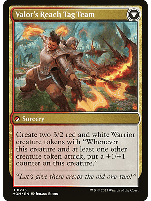 Invasion of Kylem // Valor's Reach Tag Team (foil) | Inglés | NM | MOM