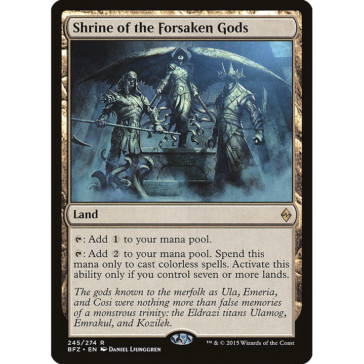 Shrine of the Forsaken Gods | Inglés | NM | BFZ 1