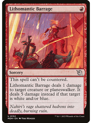 Lithomantic Barrage | Inglés | NM | MOM