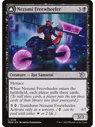 Nezumi Freewheeler // Hideous Fleshwheeler | Inglés | NM | MOM