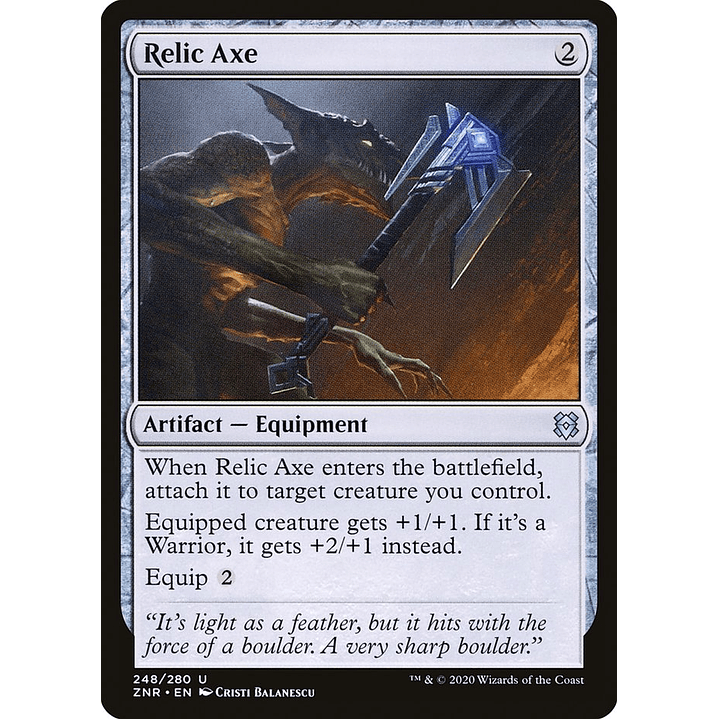 Relic Axe | Español | NM | ZNR 1