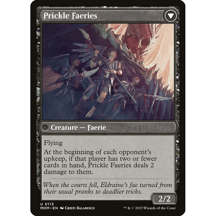 Invasion of Eldraine // Prickle Faeries | Inglés | NM | MOM 2