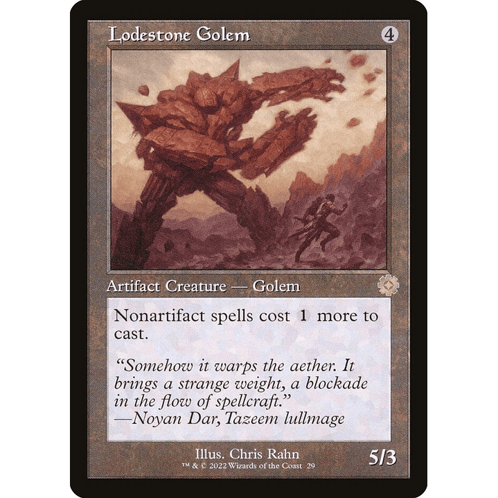 Lodestone Golem (Retro Frame) | Inglés | NM | BRR 1
