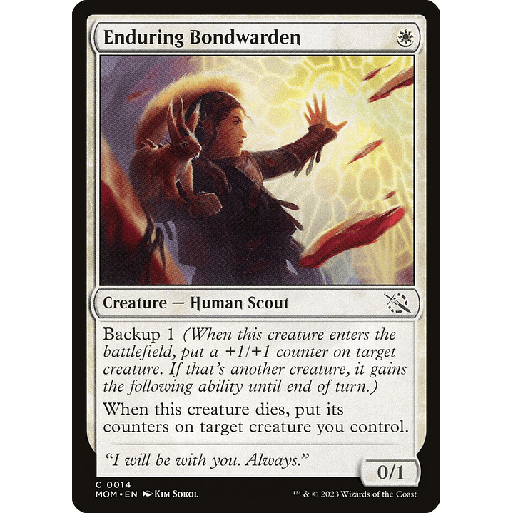 Enduring Bondwarden | Inglés | NM | MOM 1