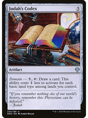 Jodah's Codex (foil) | Inglés | NM | DMU
