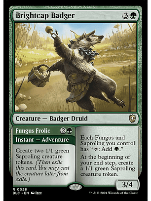 Brightcap Badger // Fungus Frolic | Inglés | NM | BLC