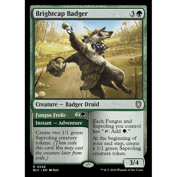 Brightcap Badger // Fungus Frolic | Inglés | NM | BLC 1