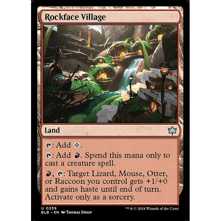 Rockface Village | Español | NM | BLB 1