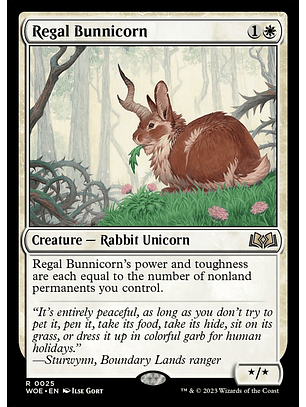 Regal Bunnicorn | Español | NM | WOE