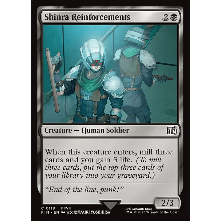 Shinra Reinforcements | Español | NM | FIN 1