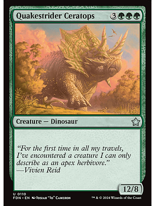 Quakestrider Ceratops | Español | NM | FDN