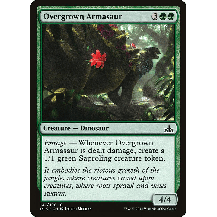 Overgrown Armasaur | Español | NM | RIX 1