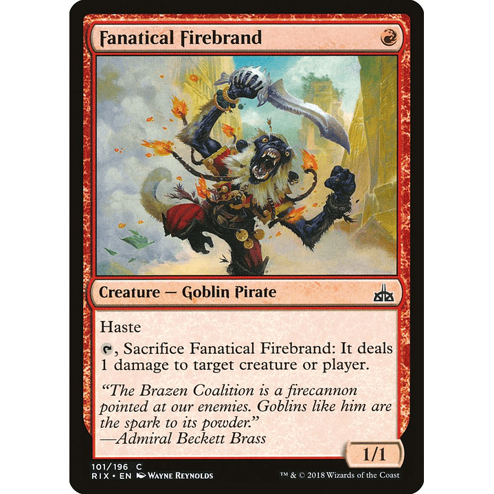 Fanatical Firebrand | Inglés | NM | RIX 1